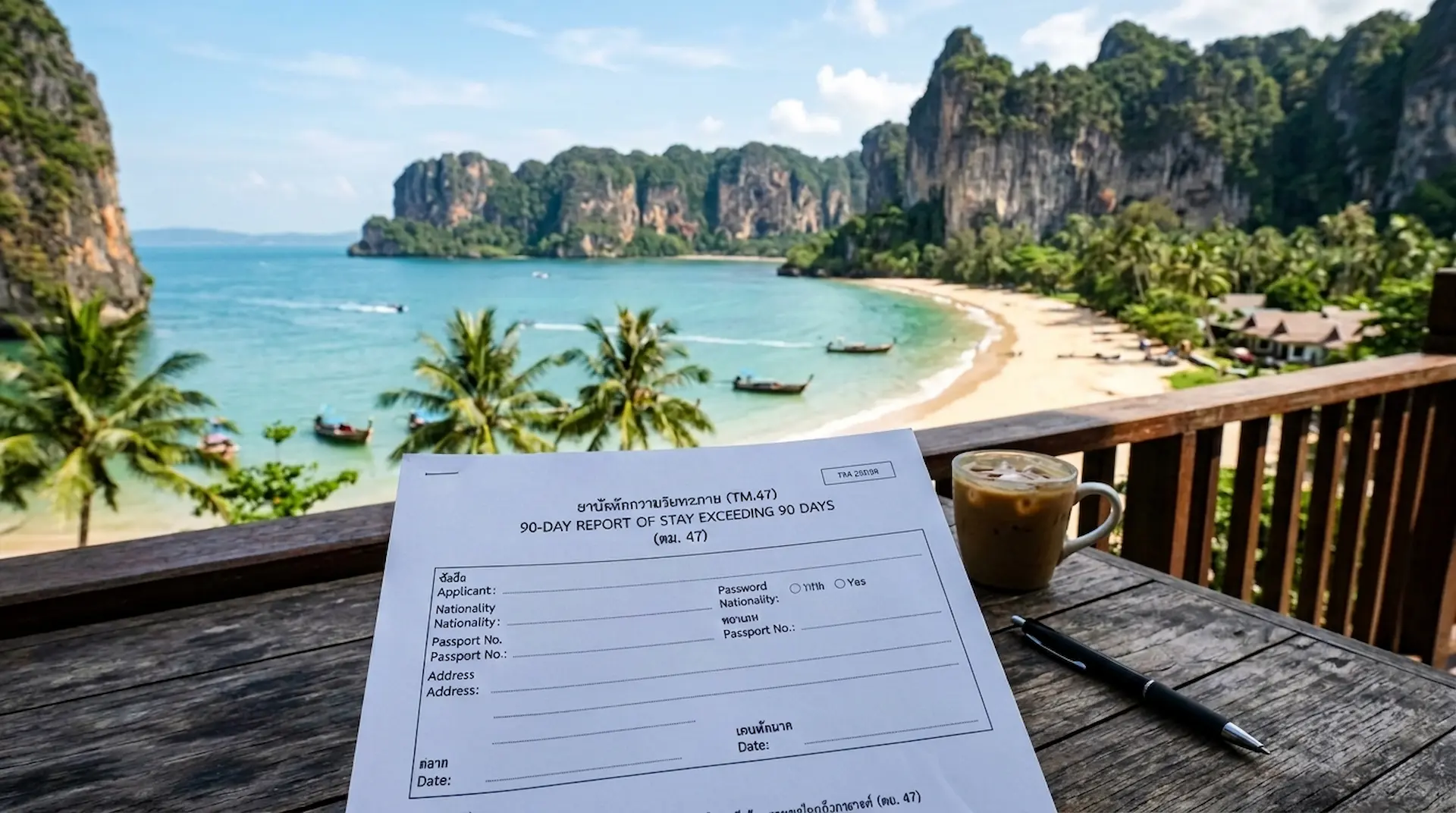 90-day report Thailand expats