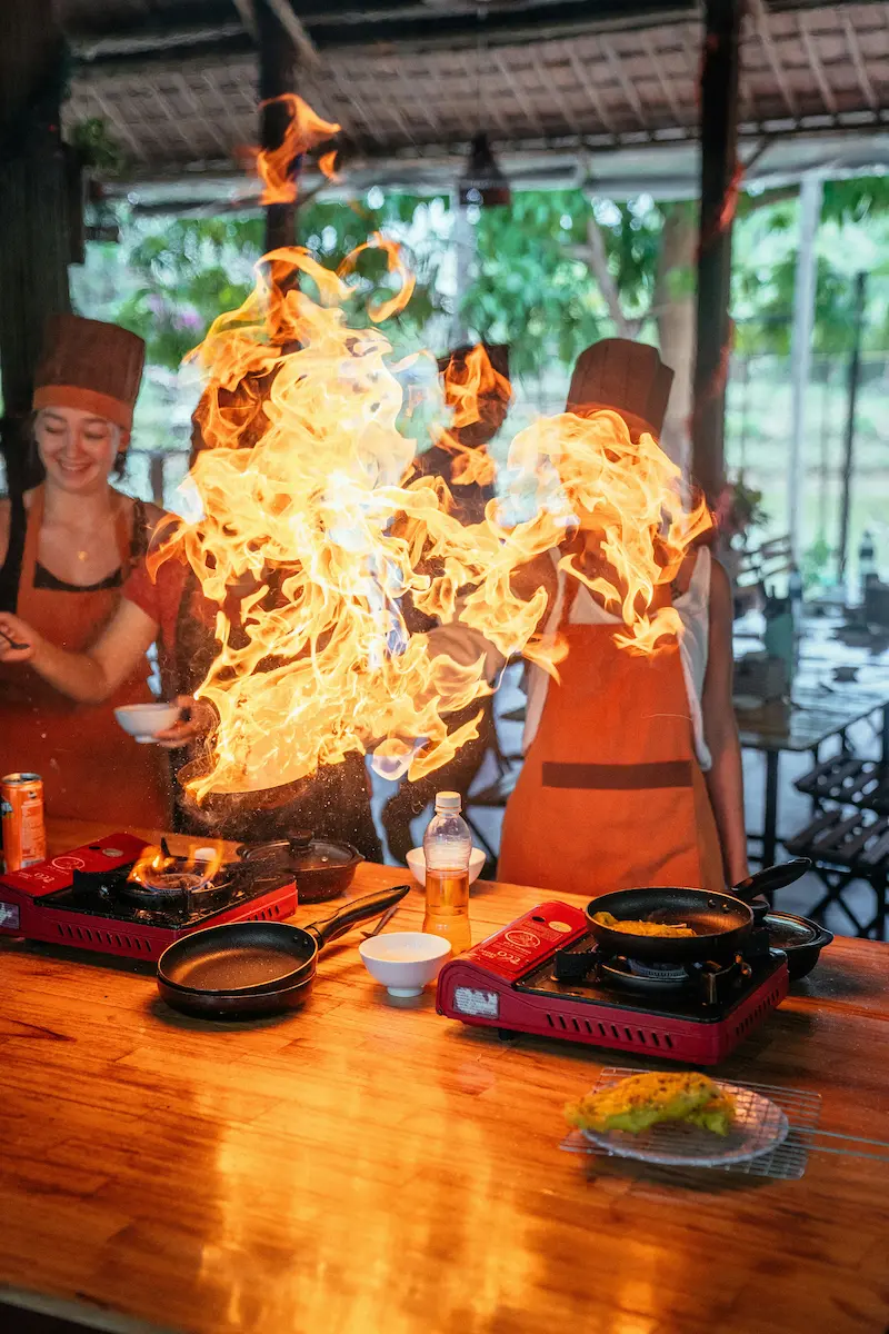 Thai cooking class with fresh market ingredients in Chiang Mai