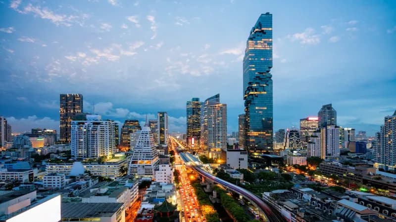 Bangkok's business district